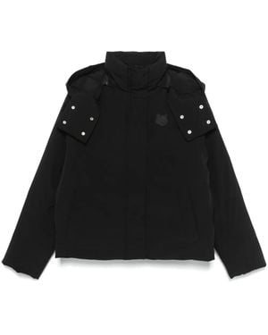 Maison Kitsuné フォックスパッチ パデッドジャケット - ブラック