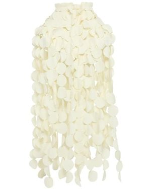 A.W.A.K.E. MODE Basque Multicircle Long Skirt - White