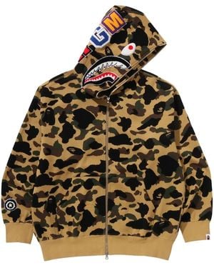 A Bathing Ape Leopard-Print Hoodie - Black