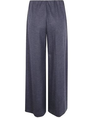 Harris Wharf London Wool High-Waist Trousers - Blue