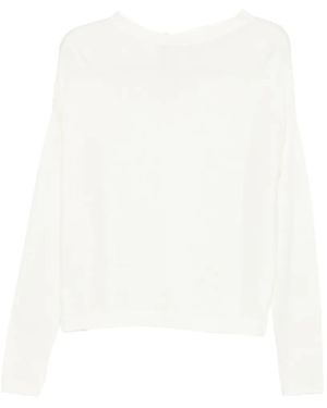 Ma'ry'ya Bow-Detail Wool Sweater - White