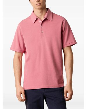 Brooks Brothers Button Short-Sleeve Polo Shirt - Pink