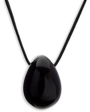 Sophie Buhai Everyday Egg Onyx Necklace - Black