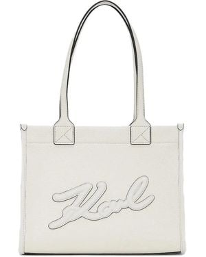 Karl Lagerfeld K/Skuare Tote Bag - White