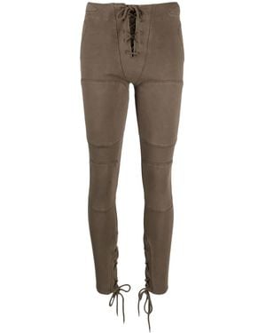 Entire studios Leggings Con Design A Inserti - Grigio