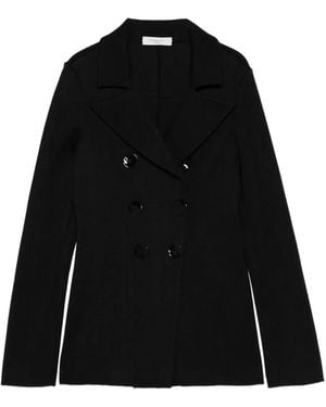 Charlott Double-Breasted Blazer - Black