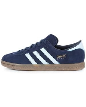 adidas Stadt Lace-Up Trainers - Blue