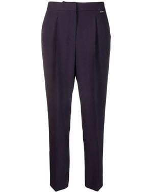 BOSS Pleated Tailored Trousers - Blue