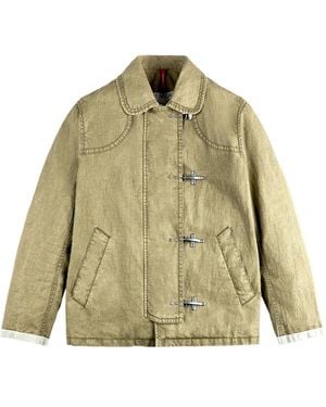 Fay 4 Ganci Archive Toggle-Fastening Jacket - Green