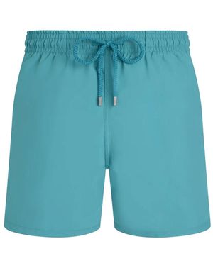 Vilebrequin Drawstring-Waist Swim Shorts - Blue