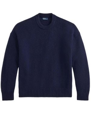 Polo Ralph Lauren Pullover Mit Gerippten Details - Blau