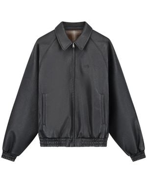 Arte' Wendbare Jacke Mit Karomuster - Grau