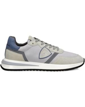 Philippe Model Sneakers Con Design A Inserti - Bianco