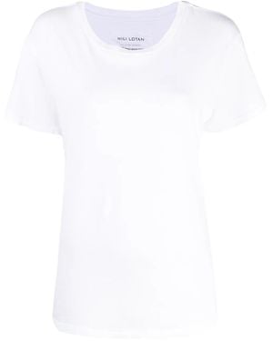 Nili Lotan Brady Cotton T-Shirt - White