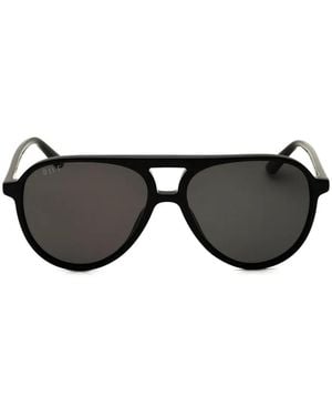 DIFF Tosca Ii Pilot-Frame Sunglasses - Black