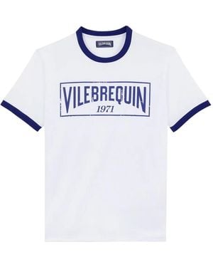 Vilebrequin T-Shirt mit Logo-Print - Weiß