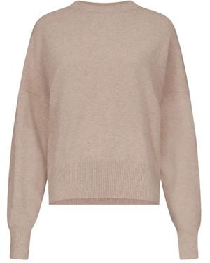 Loulou de Saison Anaa Crew-Neck Cashmere Jumper - Natural