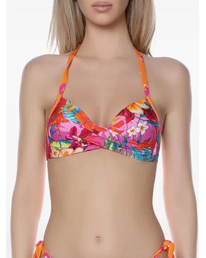 Banana Moon Eyro Sunrise Bikinitop Met Gedraaid Detail En Bloemen-Print - Roze