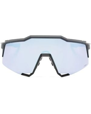 100% Eyewear Speedcraft Sonnenbrille Mit Oversized-Gestell - Blau