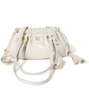 Miu Miu Joie Mini-Tasche - Natur