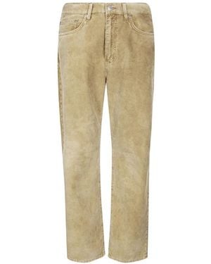 sunflower Corduroy Cinch-Back Pants - Natural