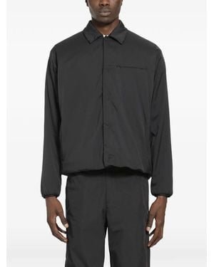 Laminar Zip Shirt Jacket - Black
