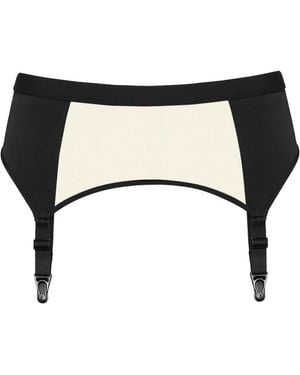 Maison Close Pure Tentation Garter Belt - White