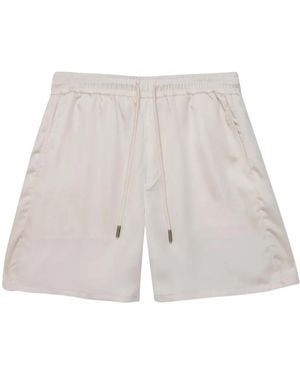 Honor The Gift Satin-Finish Drawcord Shorts - White