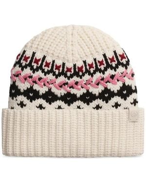Rag & Bone Leigh Fair Isle Beanie Hat - Natural