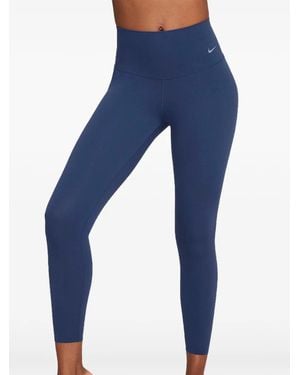 Nike Zenvy 7/8 High-Waisted Leggings - Blue