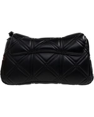 Emporio Armani キルティング ハンドバッグ - ブラック