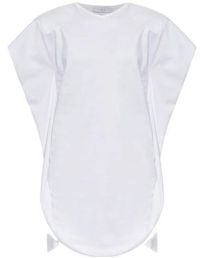 IRO Ruffled Cotton Dress - White