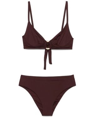 Fisico Bikini Con Dettaglio Anello - Viola