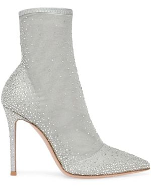 Gianvito Rossi Aurora Stiefel 105Mm - Grau