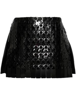 Isabel Sanchis Pantalones cortos con cierre oculto - Negro