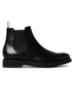 Church's Elasticated-Side Leather Ankle Boots - Black