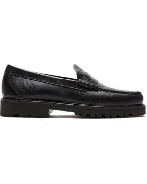G.H. Bass & Co. Weejuns Lug Larson Penny Loafers - Black