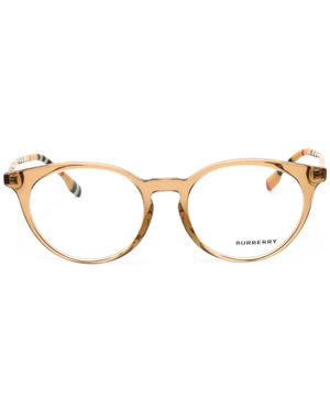 Burberry Lunettes De Vue À Monture Ronde - Metallic