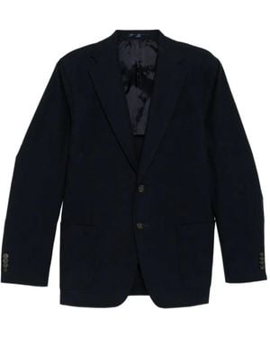 N.Peal Cashmere Sakko Mit Fallendem Revers - Blau
