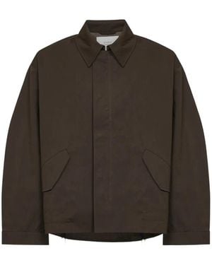 Studio Nicholson Zip-Fastening Pointed-Collar Jacket - Brown
