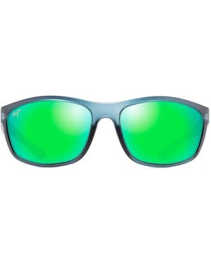 Maui Jim Gafas De Sol Nuu Landing Con Montura Rectangular - Verde