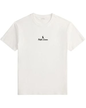 Polo Ralph Lauren T-Shirt Con Ricamo - Bianco