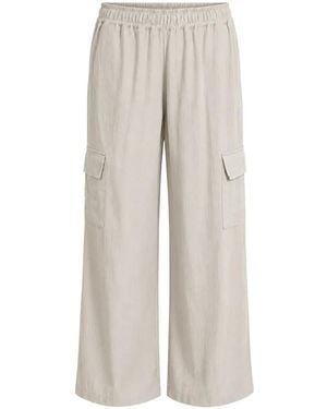 LA HAINE INSIDE US Elasticated-Waist Pants - White
