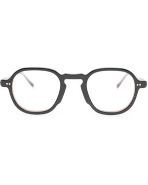 Lesca Gafas Con Montura Redonda - Negro