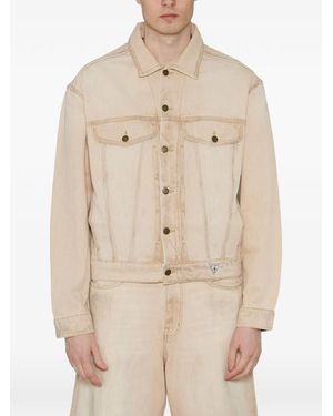 Guess Buttoned Denim Jacket - Natural