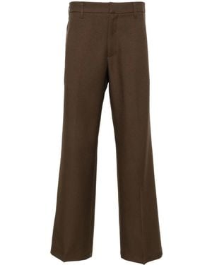 Stockholm Surfboard Club Sune Straight-Leg Trousers - Brown