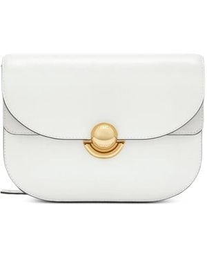 Furla Small Sfera Leather Cross-Body Bag - White