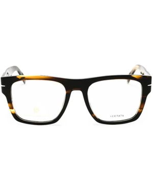 David Beckham Square-Frame Glasses - Black