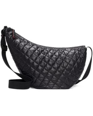 MZ Wallace Metro Smile Quilted Crossbody Bag - Black