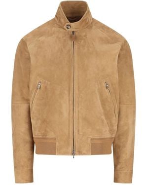 Loro Piana Bomber Zip-Fastening Jacket - Natural